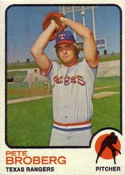 1973 Topps Baseball Cards      162     Pete Broberg